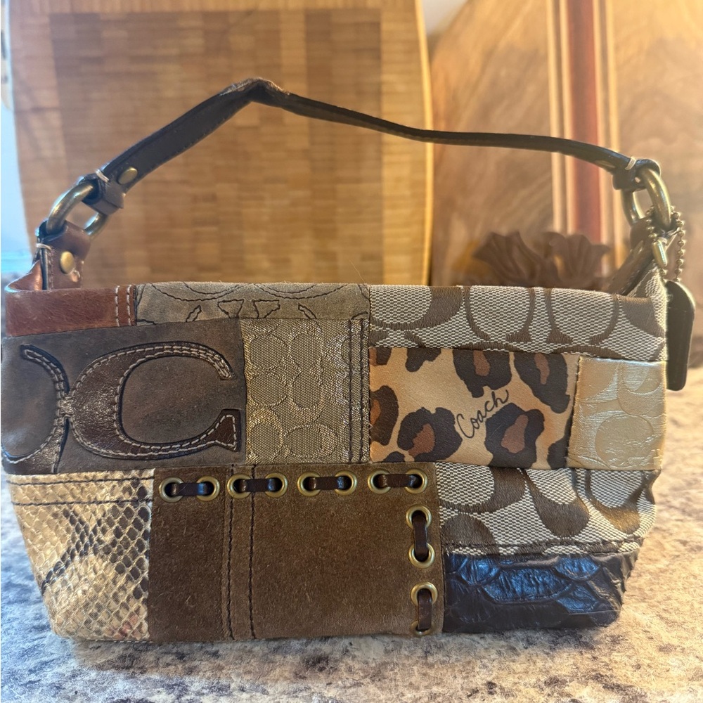 Coach patchwork mini bag